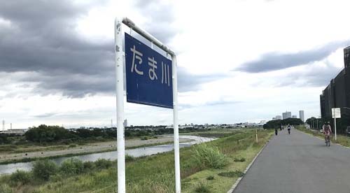 多摩川サイクリングロード！